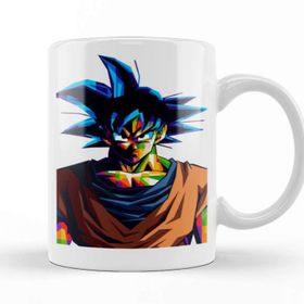 Baskı Dükkanı KB10462 Dragonball Cheeky Smile Goku Porselen Kupa Bardak