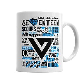 Baskı Dükkanı KB1047 Seventeen Porselen Kupa Bardak