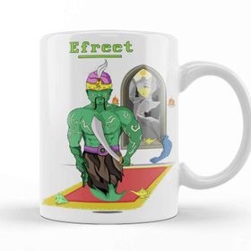 Baskı Dükkanı KB10476 Efreet Djin War Green Faction Porselen Kupa Bardak