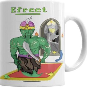 Baskı Dükkanı KB10476 Efreet Djin War Green Faction Porselen Kupa Bardak