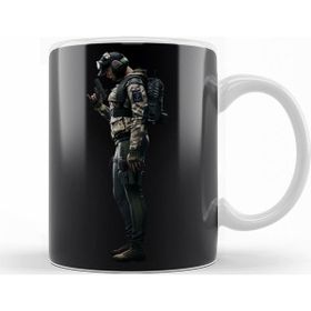 Baskı Dükkanı KB10480 Ela Rainbow Six Wiki Porselen Kupa Bardak