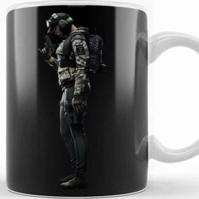 Baskı Dükkanı KB10480 Ela Rainbow Six Wiki Porselen Kupa Bardak