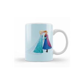 Baskı Dükkanı KB10485 Elsa Ve Anna Porselen Kupa Bardak