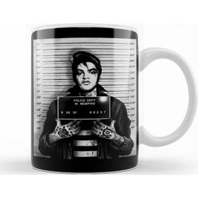 Baskı Dükkanı KB10487 Elvis Detido Porselen Kupa Bardak