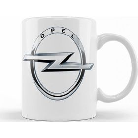 Baskı Dükkanı KB10488 Emblema Opel Logo Porselen Kupa Bardak