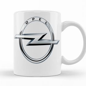 Baskı Dükkanı KB10488 Emblema Opel Logo Porselen Kupa Bardak