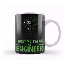 Baskı Dükkanı KB10489 Engineer Trust Me Porselen Kupa Bardak