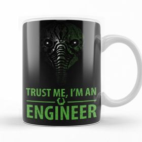Baskı Dükkanı KB10489 Engineer Trust Me Porselen Kupa Bardak