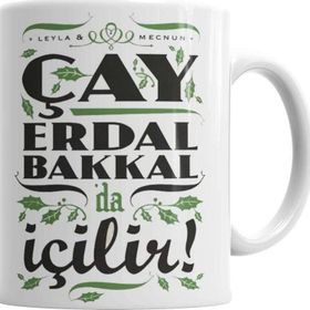 Baskı Dükkanı KB10493 Erdal Bakkal Porselen Kupa Bardak