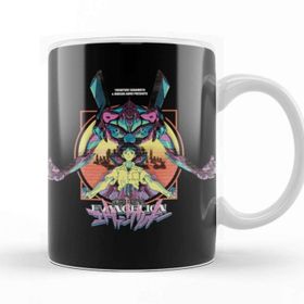 Baskı Dükkanı KB10504 Evangelion Porselen Kupa Bardak
