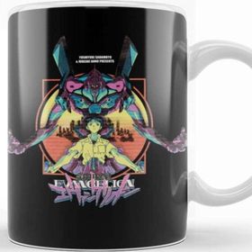 Baskı Dükkanı KB10504 Evangelion Porselen Kupa Bardak