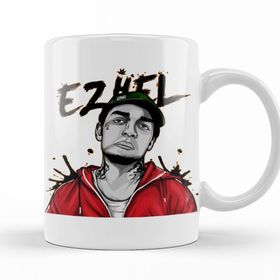 Baskı Dükkanı KB10520 Ezhel Illustrasyon Porselen Kupa Bardak