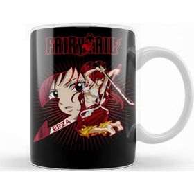 Baskı Dükkanı KB10525 Fairy Tail Erza Scarlet Guild Symbol Swords Anime Manga Porselen Kupa Bardak