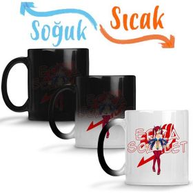 Baskı Dükkanı KB10525 Fairy Tail Erza Scarlet Guild Symbol Swords Anime Manga Porselen Kupa Bardak
