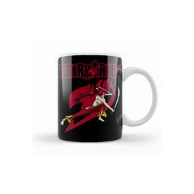 Baskı Dükkanı KB10527 Fairy Tail Erza Scarlet Two Swords Anime Manga Porselen Kupa Bardak