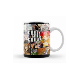 Baskı Dükkanı KB10528 Fairy Tail Guild Anime Gta Style Porselen Kupa Bardak