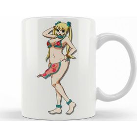 Baskı Dükkanı KB10531 Fairy Tail Lucy Heartfilia Anime Manga Porselen Kupa Bardak