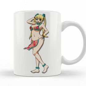 Baskı Dükkanı KB10531 Fairy Tail Lucy Heartfilia Anime Manga Porselen Kupa Bardak
