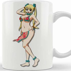 Baskı Dükkanı KB10531 Fairy Tail Lucy Heartfilia Anime Manga Porselen Kupa Bardak