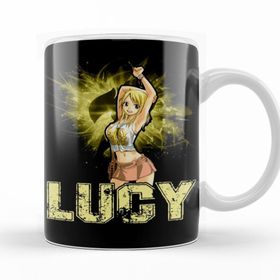 Baskı Dükkanı KB10532 Fairy Tail Lucy Heartfilia Guild Symbol Key Porselen Kupa Bardak