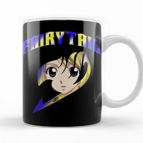 Baskı Dükkanı KB10533 Fairy Tail Lucy Inside Guild Symbol Porselen Kupa Bardak