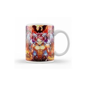 Baskı Dükkanı KB10535 Fairy Tail Natsu Dragneel Dragon Slayer Porselen Kupa Bardak