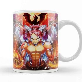 Baskı Dükkanı KB10535 Fairy Tail Natsu Dragneel Dragon Slayer Porselen Kupa Bardak
