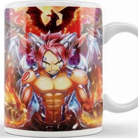 Baskı Dükkanı KB10535 Fairy Tail Natsu Dragneel Dragon Slayer Porselen Kupa Bardak