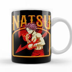 Baskı Dükkanı KB10536 Fairy Tail Natsu Dragneel Fighting Stance Porselen Kupa Bardak
