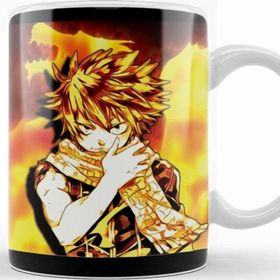 Baskı Dükkanı KB10537 Fairy Tail Natsu Dragneel Fire Dragon Porselen Kupa Bardak