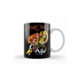 Baskı Dükkanı KB10539 Fairy Tail Natsu Dragneel Happy Anime Manga Porselen Kupa Bardak