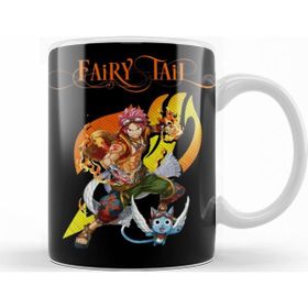 Baskı Dükkanı KB10539 Fairy Tail Natsu Dragneel Happy Anime Manga Porselen Kupa Bardak