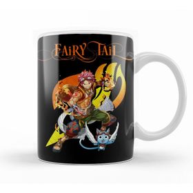 Baskı Dükkanı KB10539 Fairy Tail Natsu Dragneel Happy Anime Manga Porselen Kupa Bardak