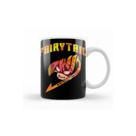 Baskı Dükkanı KB10540 Fairy Tail Natsu Inside Guild Symbol Porselen Kupa Bardak