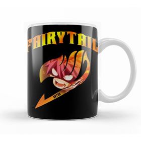 Baskı Dükkanı KB10540 Fairy Tail Natsu Inside Guild Symbol Porselen Kupa Bardak