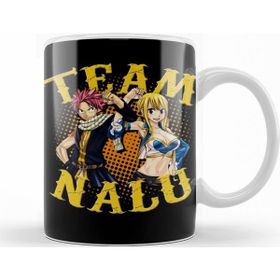 Baskı Dükkanı KB10541 Fairy Tail Natsu Lucy Team Nalu Anime Manga Porselen Kupa Bardak