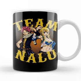 Baskı Dükkanı KB10541 Fairy Tail Natsu Lucy Team Nalu Anime Manga Porselen Kupa Bardak