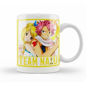 Baskı Dükkanı KB10542 Fairy Tail Team Nalu Natsu Lucy Porselen Kupa Bardak