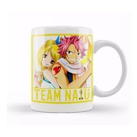 Baskı Dükkanı KB10542 Fairy Tail Team Nalu Natsu Lucy Porselen Kupa Bardak