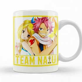 Baskı Dükkanı KB10542 Fairy Tail Team Nalu Natsu Lucy Porselen Kupa Bardak