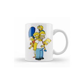 Baskı Dükkanı KB10545 Familia Simpsons Porselen Kupa Bardak