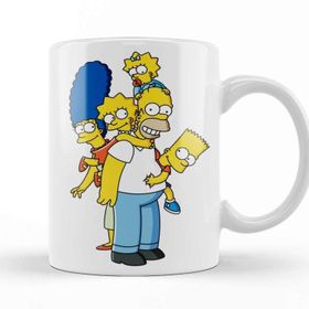 Baskı Dükkanı KB10545 Familia Simpsons Porselen Kupa Bardak