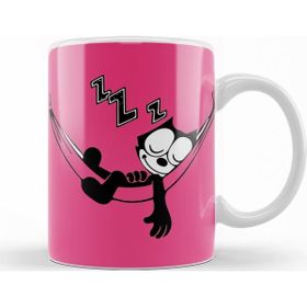 Baskı Dükkanı KB10553 Felix The Cat Hammock Porselen Kupa Bardak