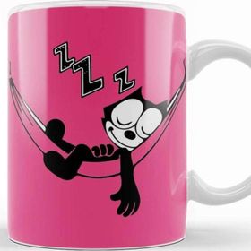 Baskı Dükkanı KB10553 Felix The Cat Hammock Porselen Kupa Bardak