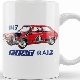 Baskı Dükkanı KB10558 Fıat 147 Fiat 147 Porselen Kupa Bardak