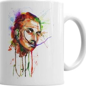 Baskı Dükkanı KB1056 Salvador Dali Porselen Kupa Bardak