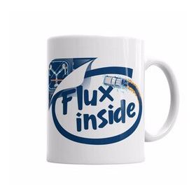 Baskı Dükkanı KB10572 Flux Inside Porselen Kupa Bardak