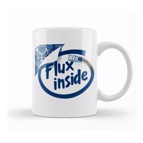 Baskı Dükkanı KB10572 Flux Inside Porselen Kupa Bardak