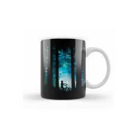 Baskı Dükkanı KB10575 Forest Long Ride Porselen Kupa Bardak