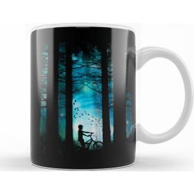 Baskı Dükkanı KB10575 Forest Long Ride Porselen Kupa Bardak